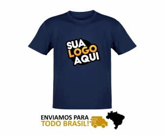 CAMISETA AZUL MARINHO PERSONALIZADA