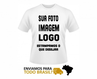 CAMISETA BRANCA PERSONALIZADA