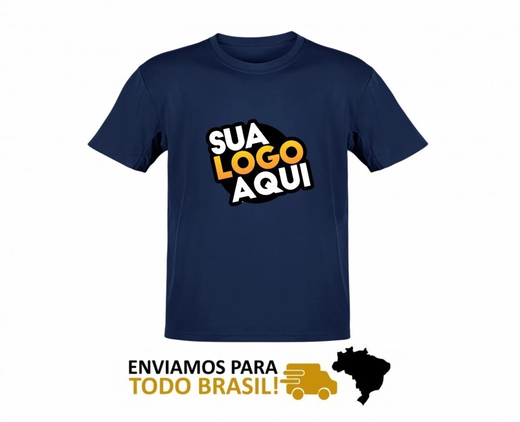 CAMISETA AZUL MARINHO PERSONALIZADA