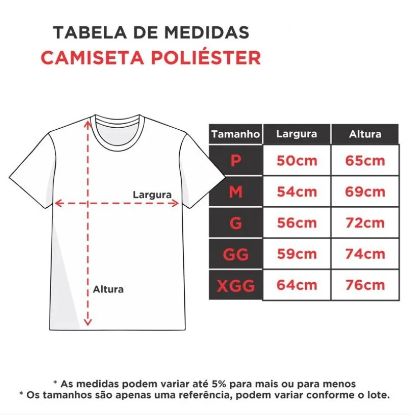 CAMISETA BRANCA PERSONALIZADA